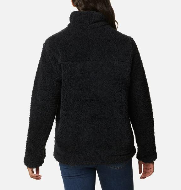 Columbia Sherpa Fleece Jacket Black For Women's NZ28160 New Zealand